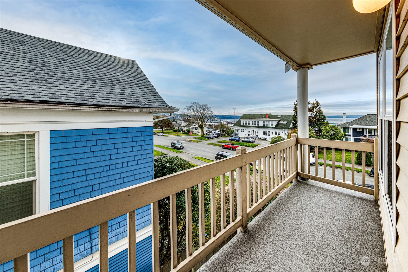 2219 Rucker Avenue, Unit 202 Everett, WA 98201 - Photo 5 of 28 a view of city from a balcony