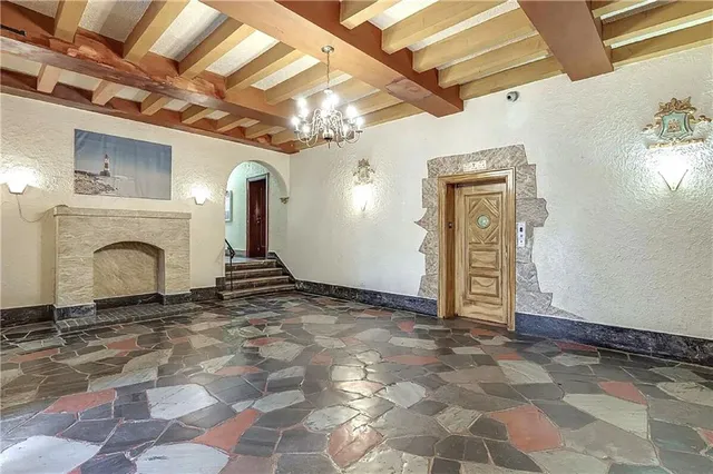 a view of a building with many windows