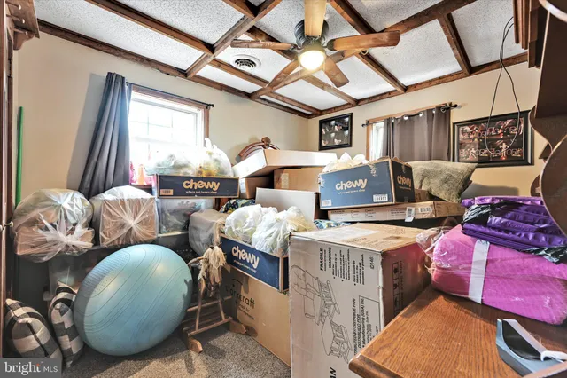 a room with furniture