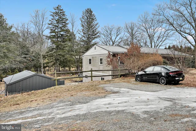 a house with trees in front of it