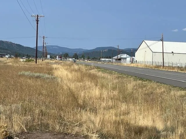 a view of a swimming pool and a mountain