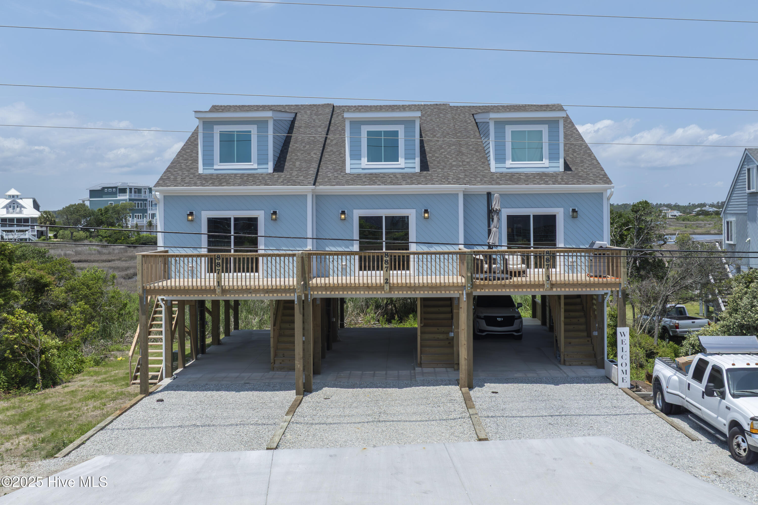 887 New River Inlet Road, Unit 2 North Topsail Beach, NC 28460 - Photo 2 of 38 887 New River Inlet Road - Aerials - Edi
