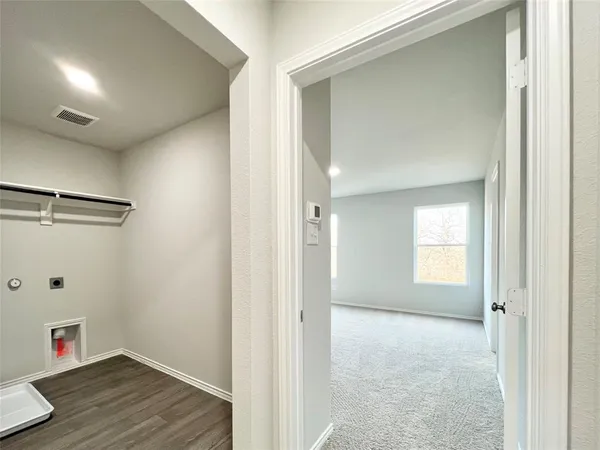 a view of an empty room