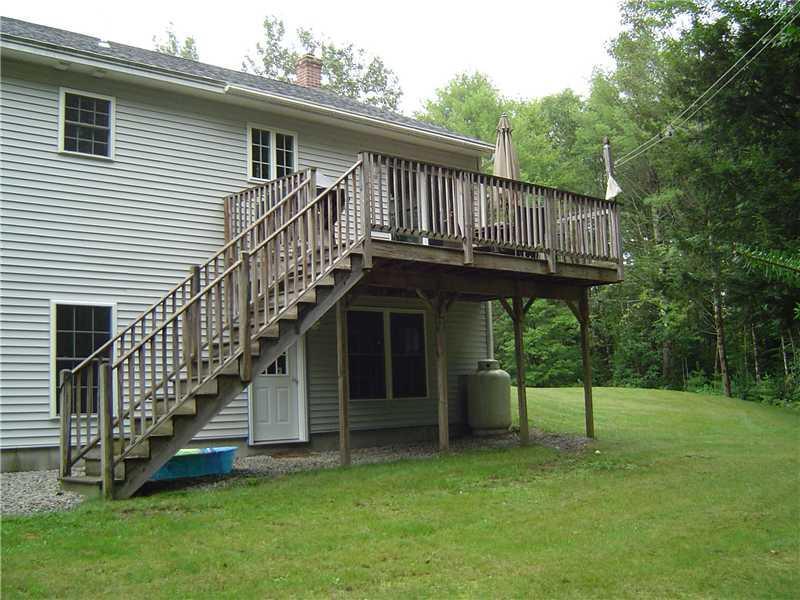 500 Middle Road Steep Falls, ME 04085 - Photo 20 of 26 Patio/Deck. View of deck from back yard.