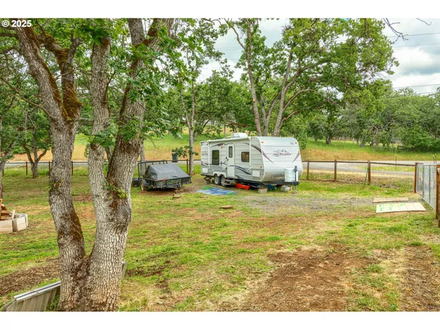 a house view with a garden space