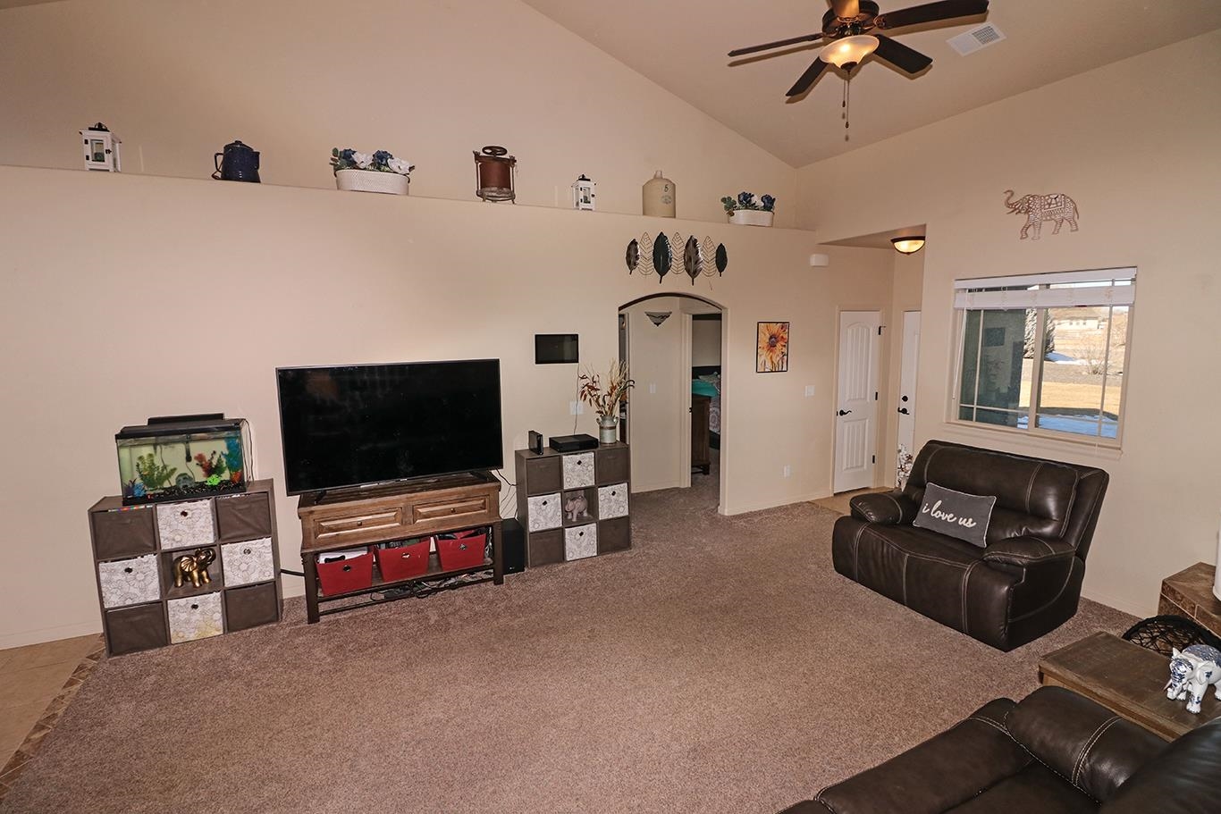 2011 Roma Avenue Fruita, CO 81521 - Photo 5 of 31 a living room with furniture and a flat screen tv