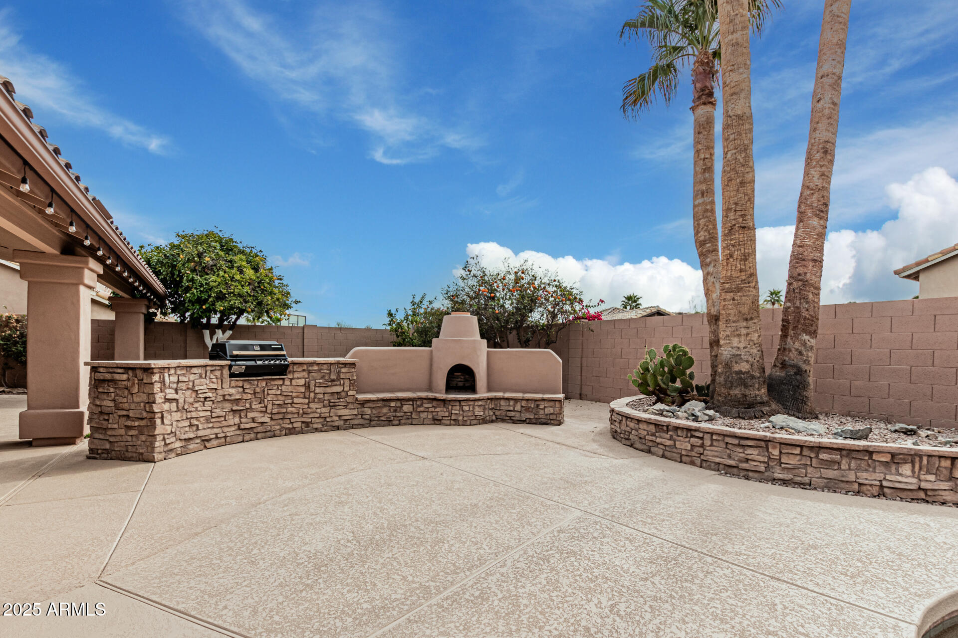 2033 East Tecoma Road Phoenix, AZ 85048 - Photo 34 of 37 Fireplace & Built in BBQ