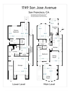 $1,259,000 | 1749 San Jose Avenue, San Francisco, CA 94112