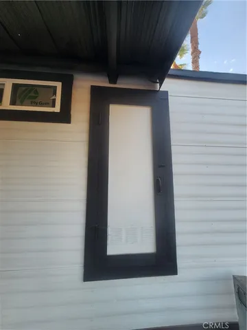 a view of front door