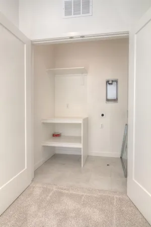 a view of an empty room