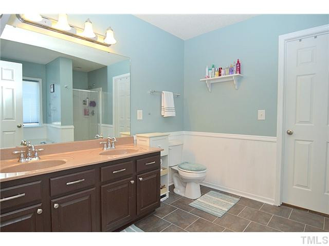 307 Rondelay Drive Durham, NC 27703 - Photo 12 of 21 Private Master Bath w/ Upgraded Tile Floors & Dual Vanity. Master Bath/Spa