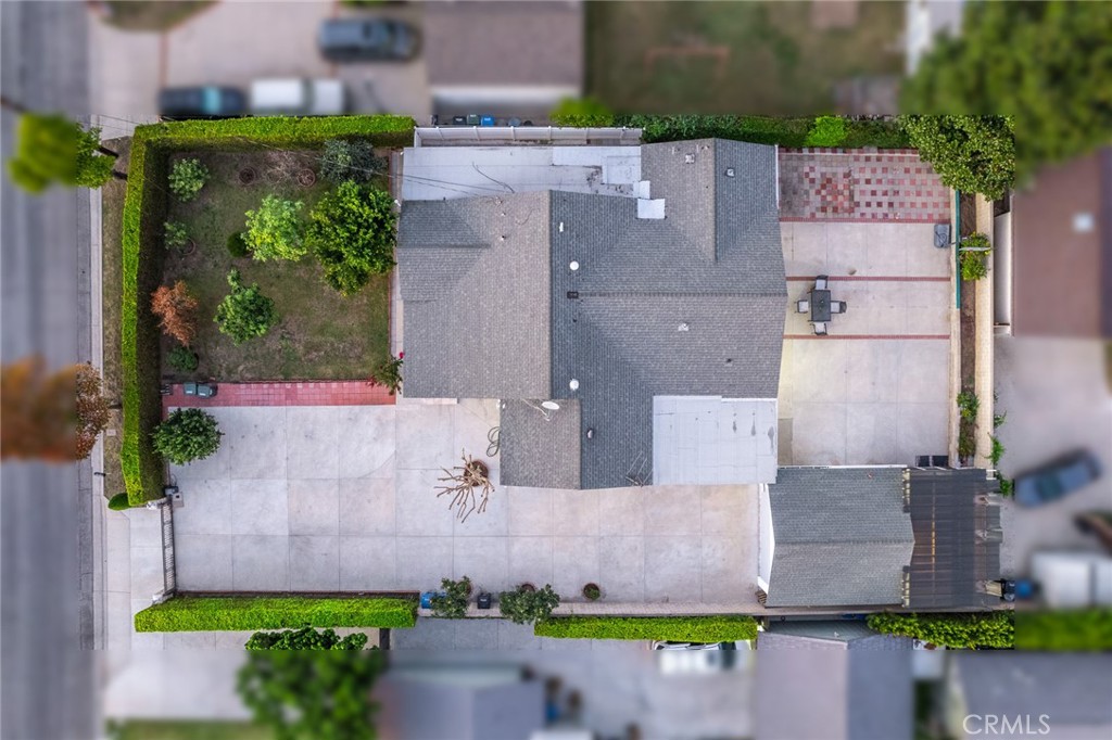 5620 Halifax Road Arcadia, CA 91007 - Photo 20 of 21 an aerial view of a house with a yard and a fountain