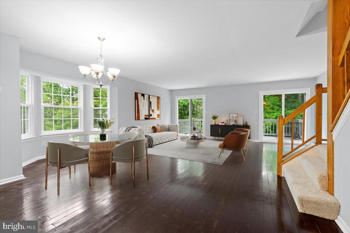 9671 Horsham Drive Laurel, MD 20723 - Photo 5 of 48 Virtual staging of living room.