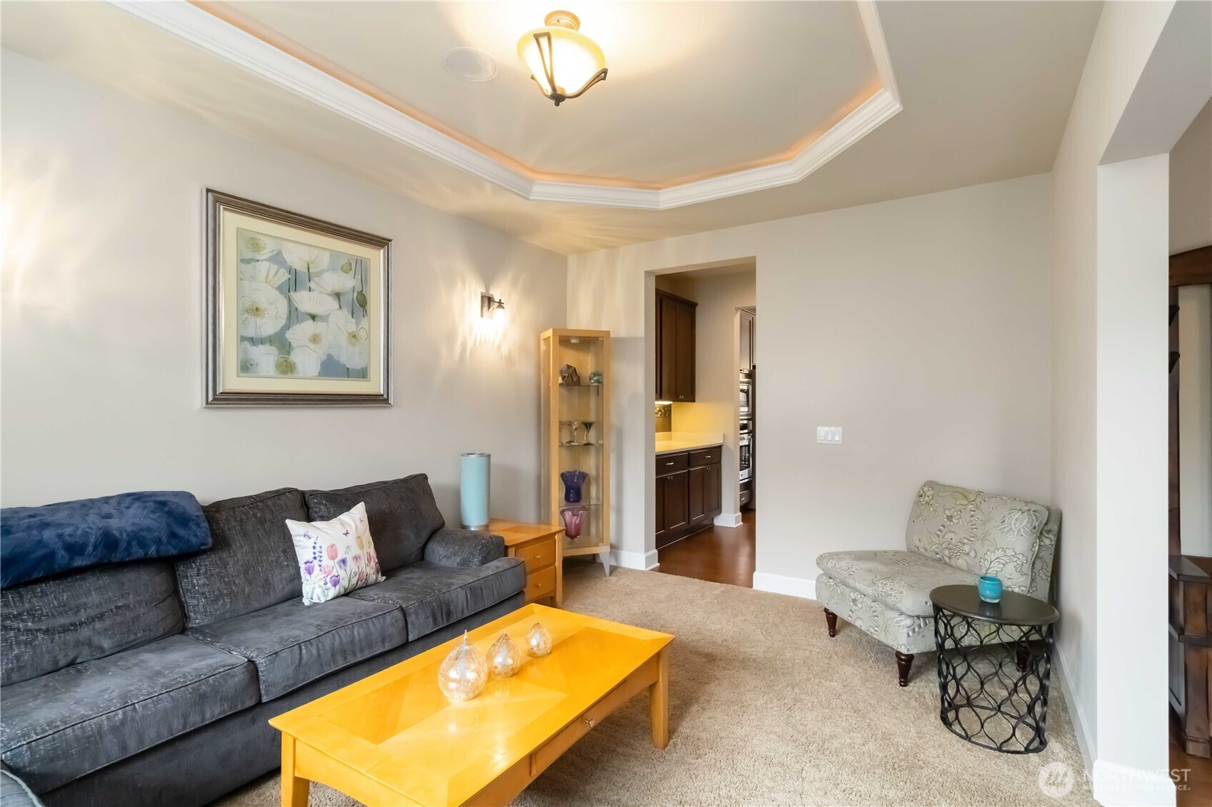6721 Southeast 2nd Street Renton, WA 98059 - Photo 5 of 32 a living room with furniture and a chandelier