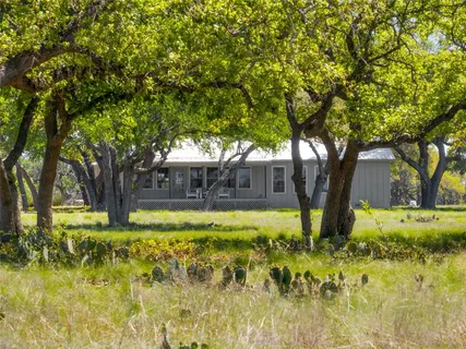 a view of a house with a large tree
