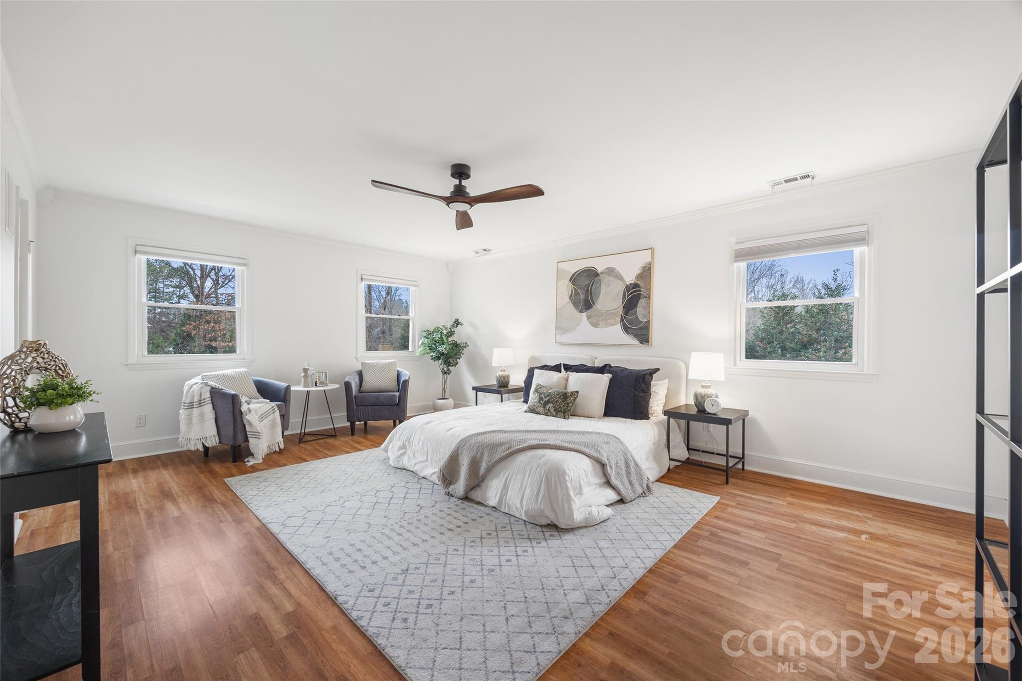 3320 Tilley Morris Road Matthews, NC 28105 - Photo 30 of 48 a bedroom with double bed and a window