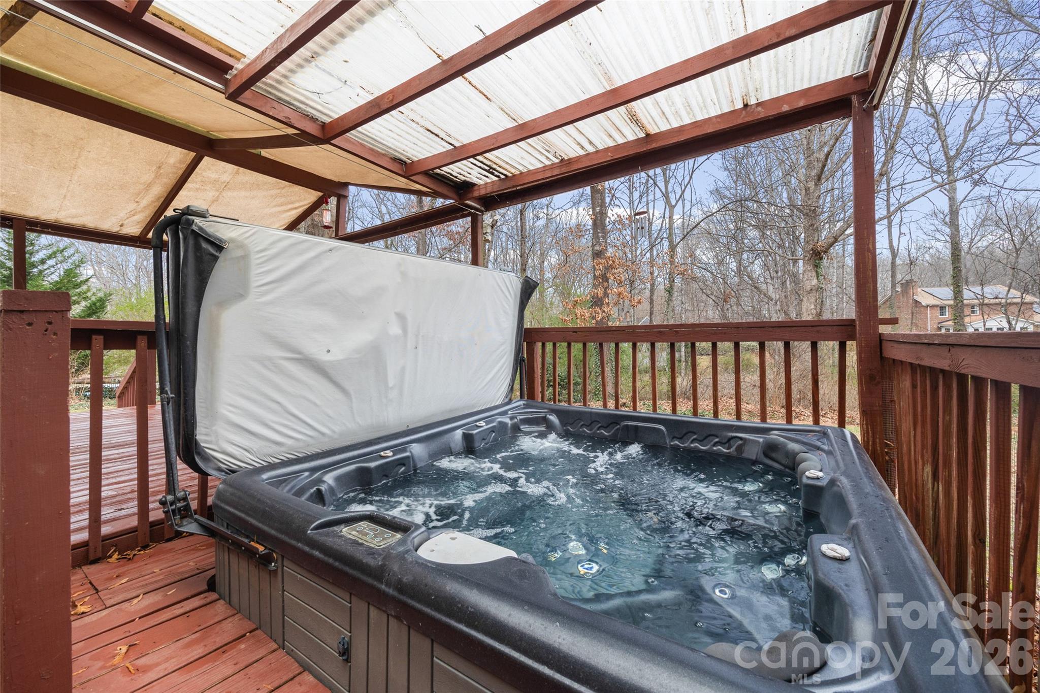 3320 Tilley Morris Road Matthews, NC 28105 - Photo 39 of 48 a view of a backyard with a large tree