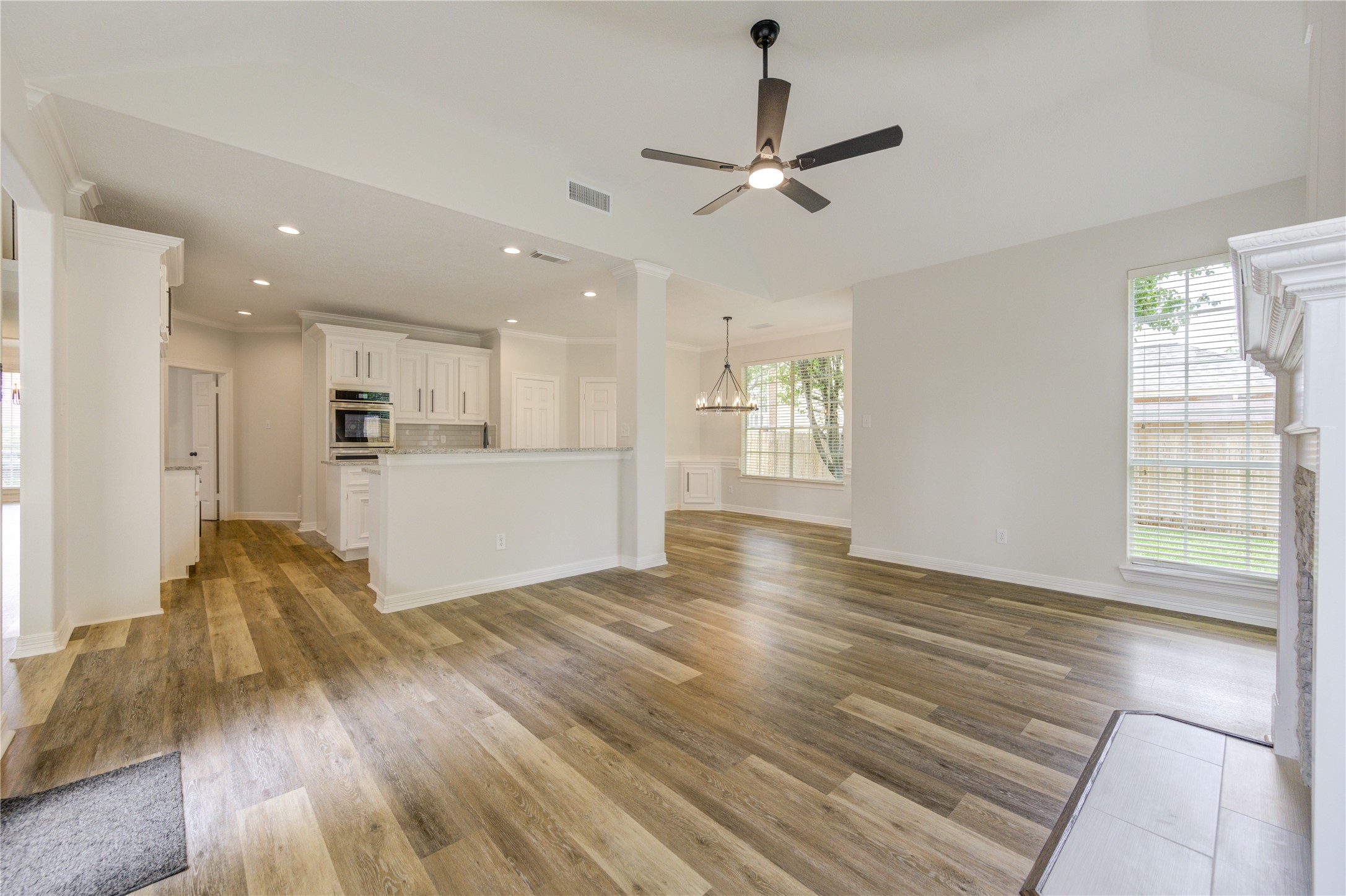 17318 Bonnard Circle Spring, TX 77379 - Photo 16 of 45 Another view of the family room, kitchen, and breakfast areas.