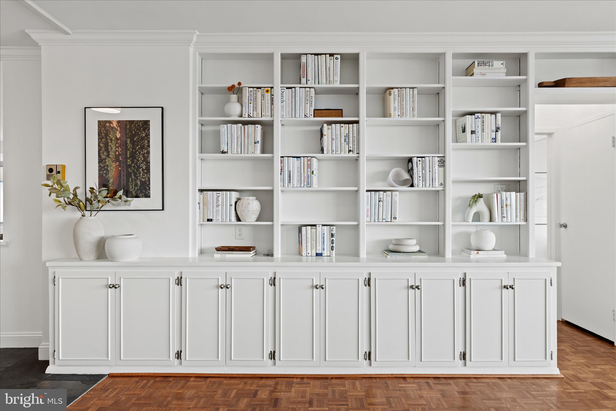 3900 Watson Place Northwest, Unit A 8EFG Washington, DC 20016 - Photo 4 of 59 Living Room Custom Built Ins