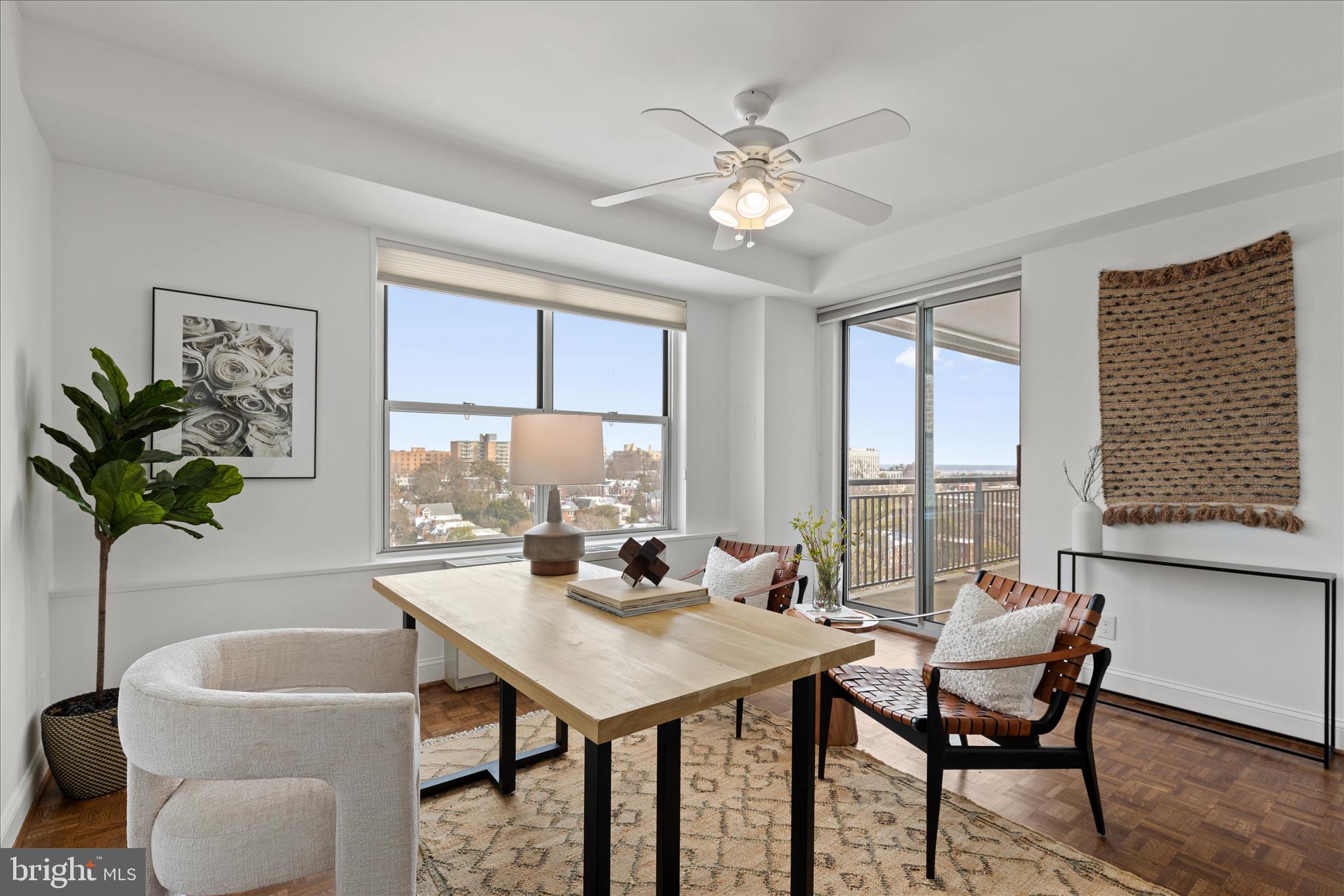 3900 Watson Place Northwest, Unit A 8EFG Washington, DC 20016 - Photo 54 of 59 Office/Den w/ access to main balcony