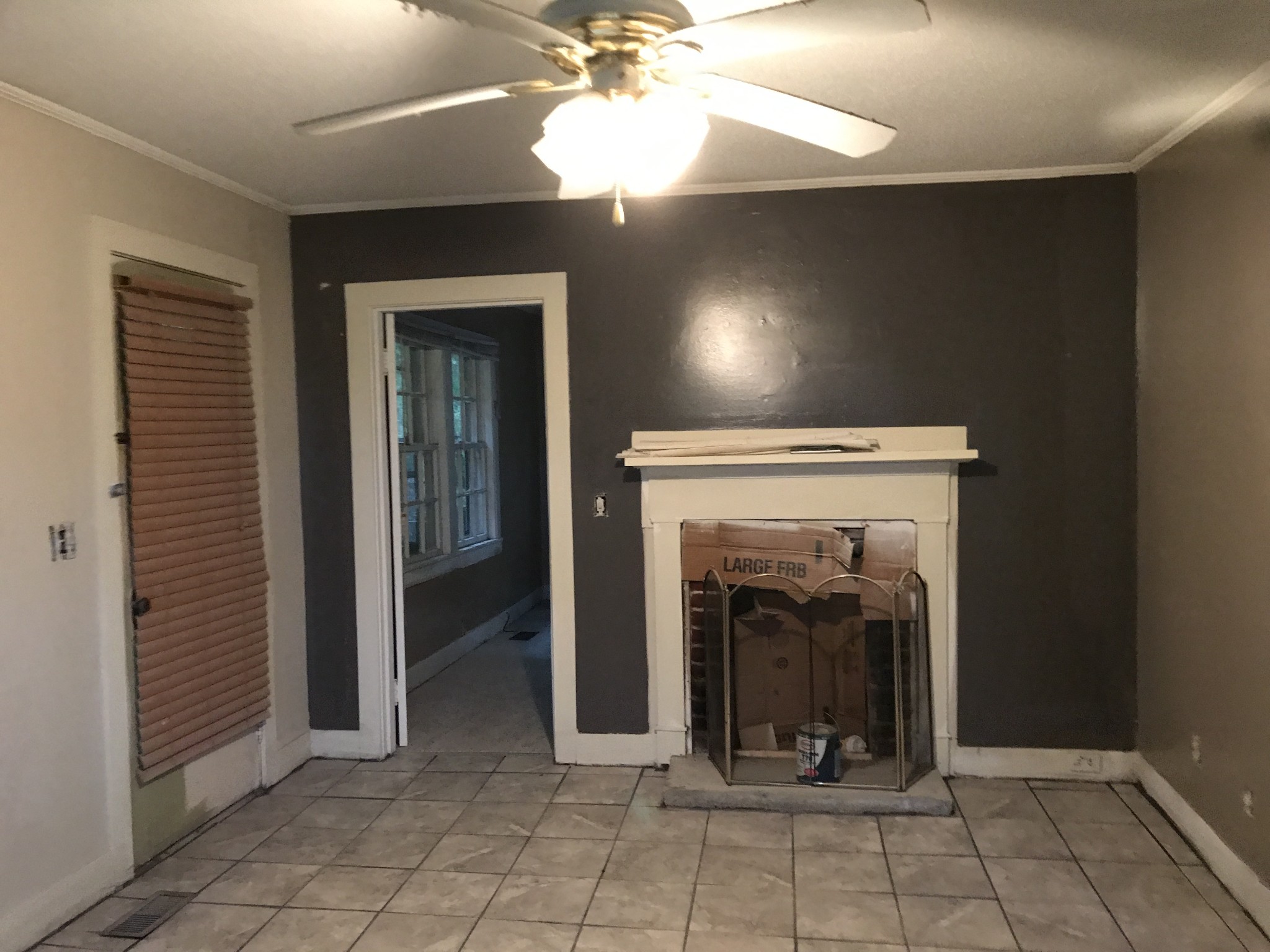 811 Gholson Road Clarksville, TN 37043 - Photo 19 of 25 a view of a livingroom with an empty space and a fireplace