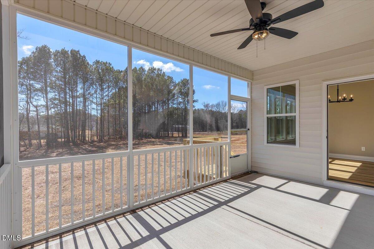 12615 Mallard Rock Drive Zebulon, NC 27597 - Photo 57 of 89 a view of a balcony with a large window