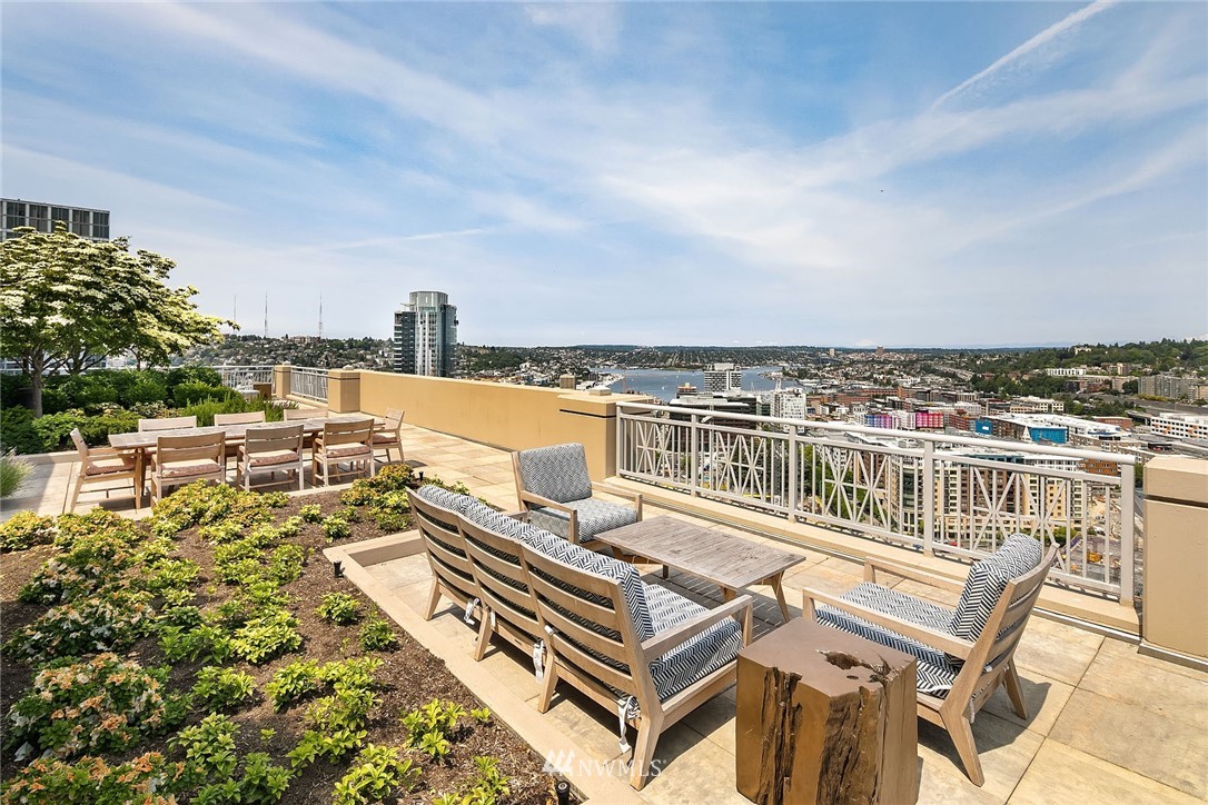 819 Virginia Street, Unit 1006 Seattle, WA 98101 - Photo 14 of 20 a view of a terrace with chairs