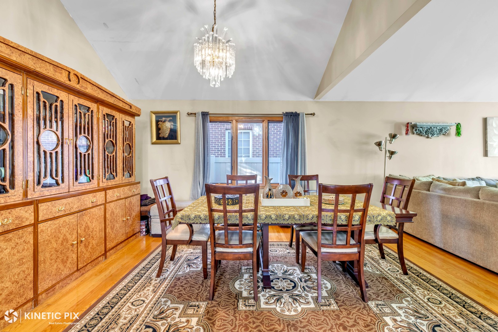 8619 Linder Avenue Burbank, IL 60459 - Photo 14 of 40 a view of a dining room with furniture window and wooden floor
