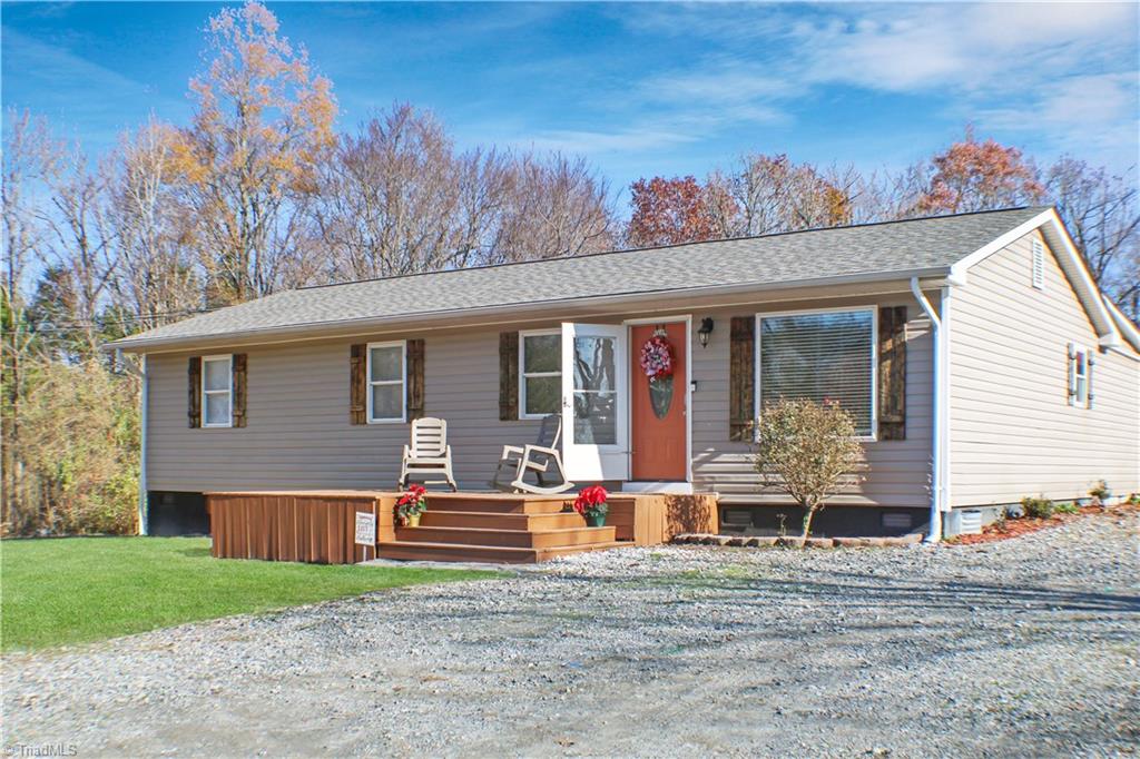 134 Fraley Fields Road High Point, NC 27262 - Photo 21 of 21 Exterior view. Newly refinished deck.
