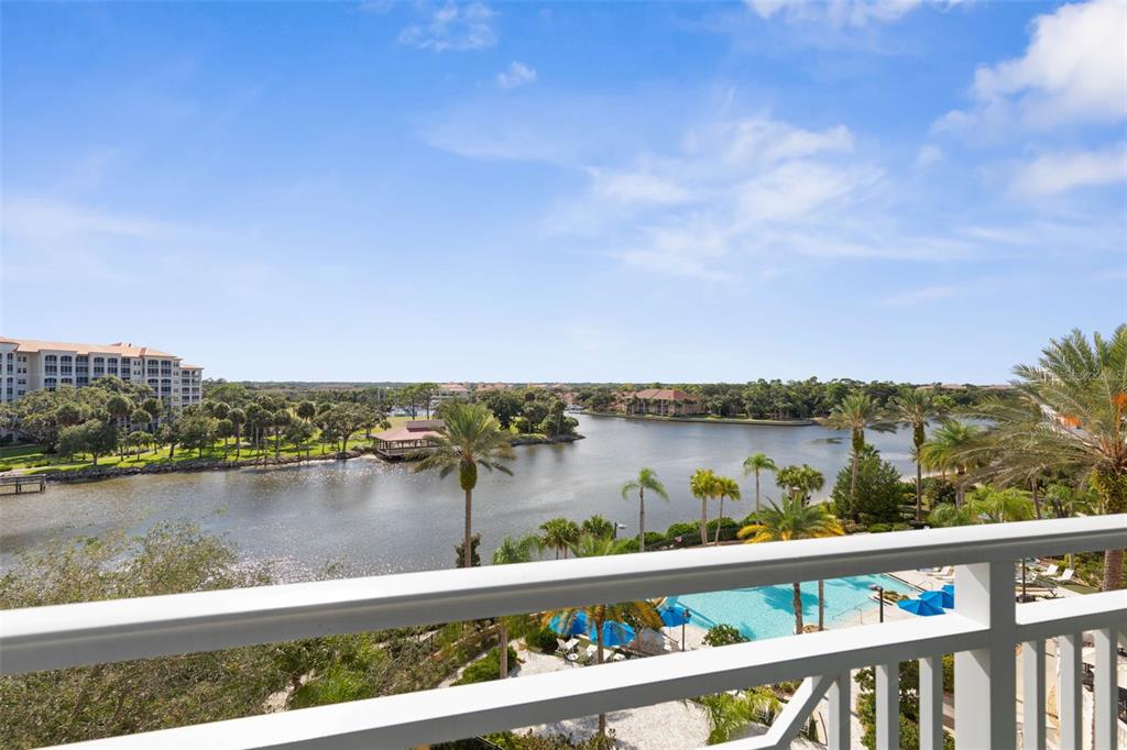 102 Yacht Harbor Drive, Unit 567 Palm Coast, FL 32137 - Photo 21 of 59 a view of a lake from a balcony