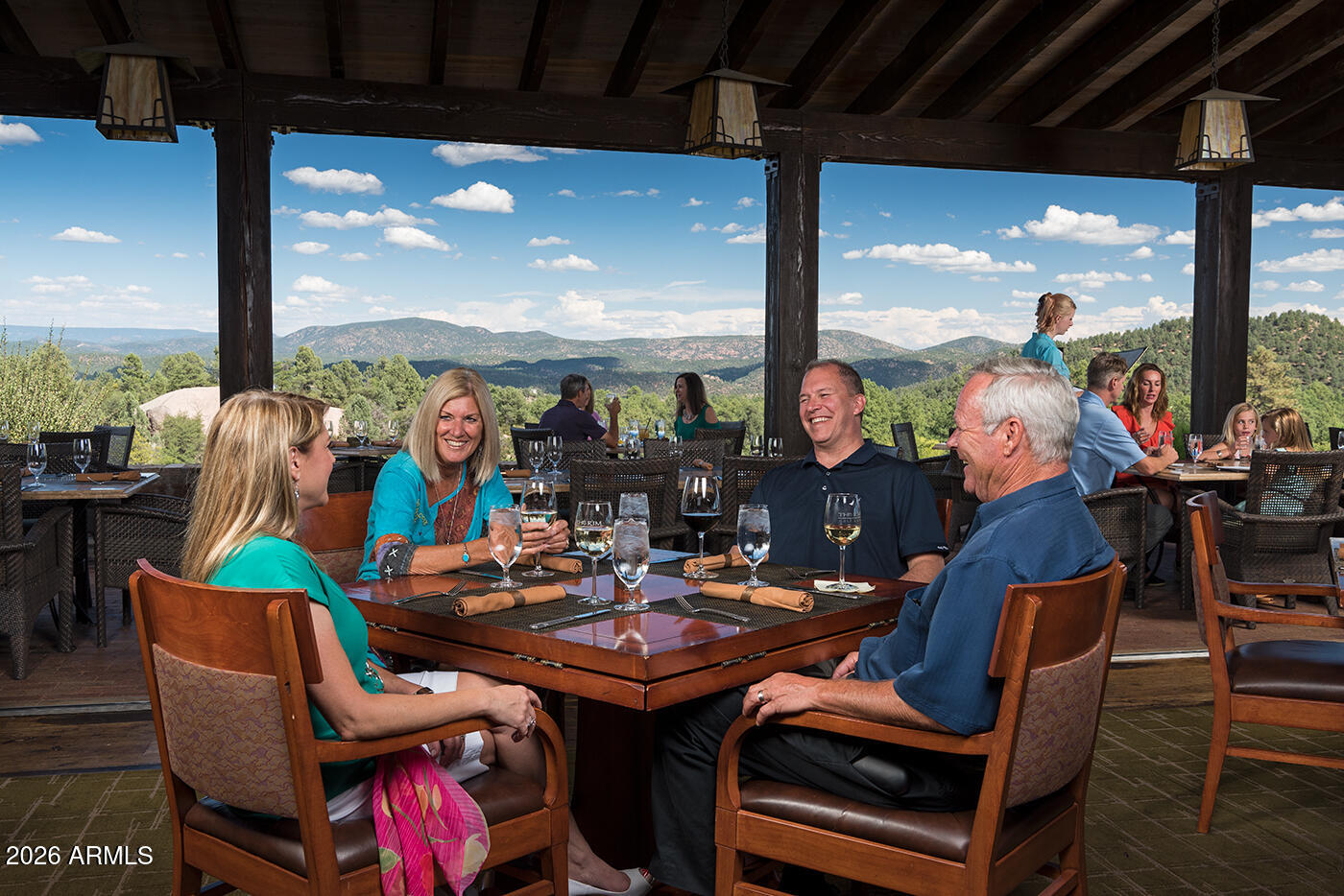 3103 East Game Trail, Unit 253 Payson, AZ 85541 - Photo 5 of 12 a outdoor dining space with furniture and outdoor view