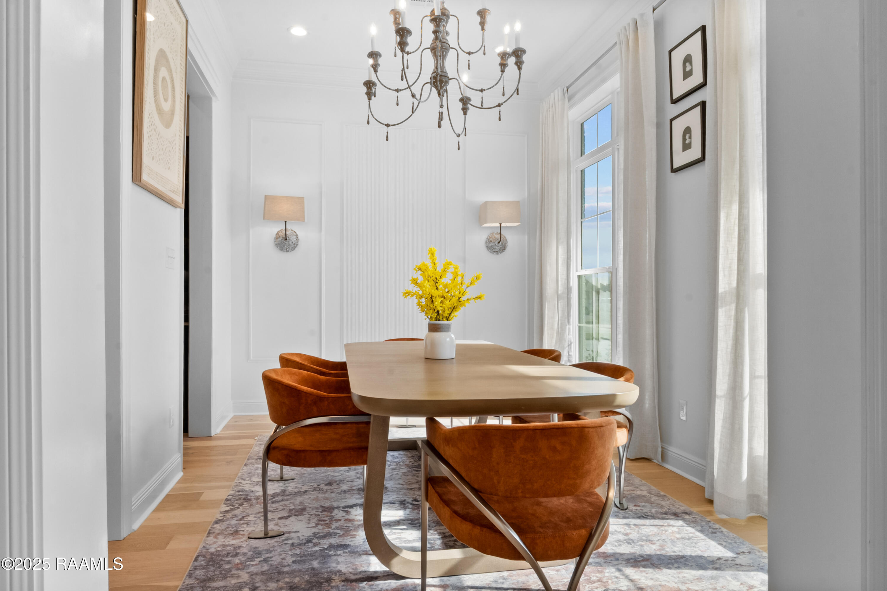 209 Stoney Shadow Drive Lafayette, LA 70508 - Photo 14 of 42 dining with floor to ceiling windows