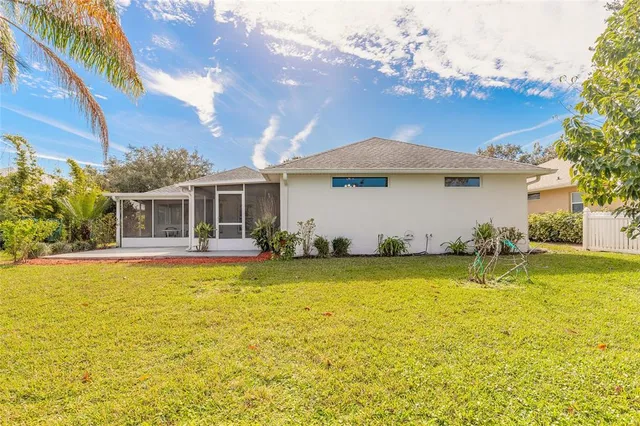 a view of a lake with a city view