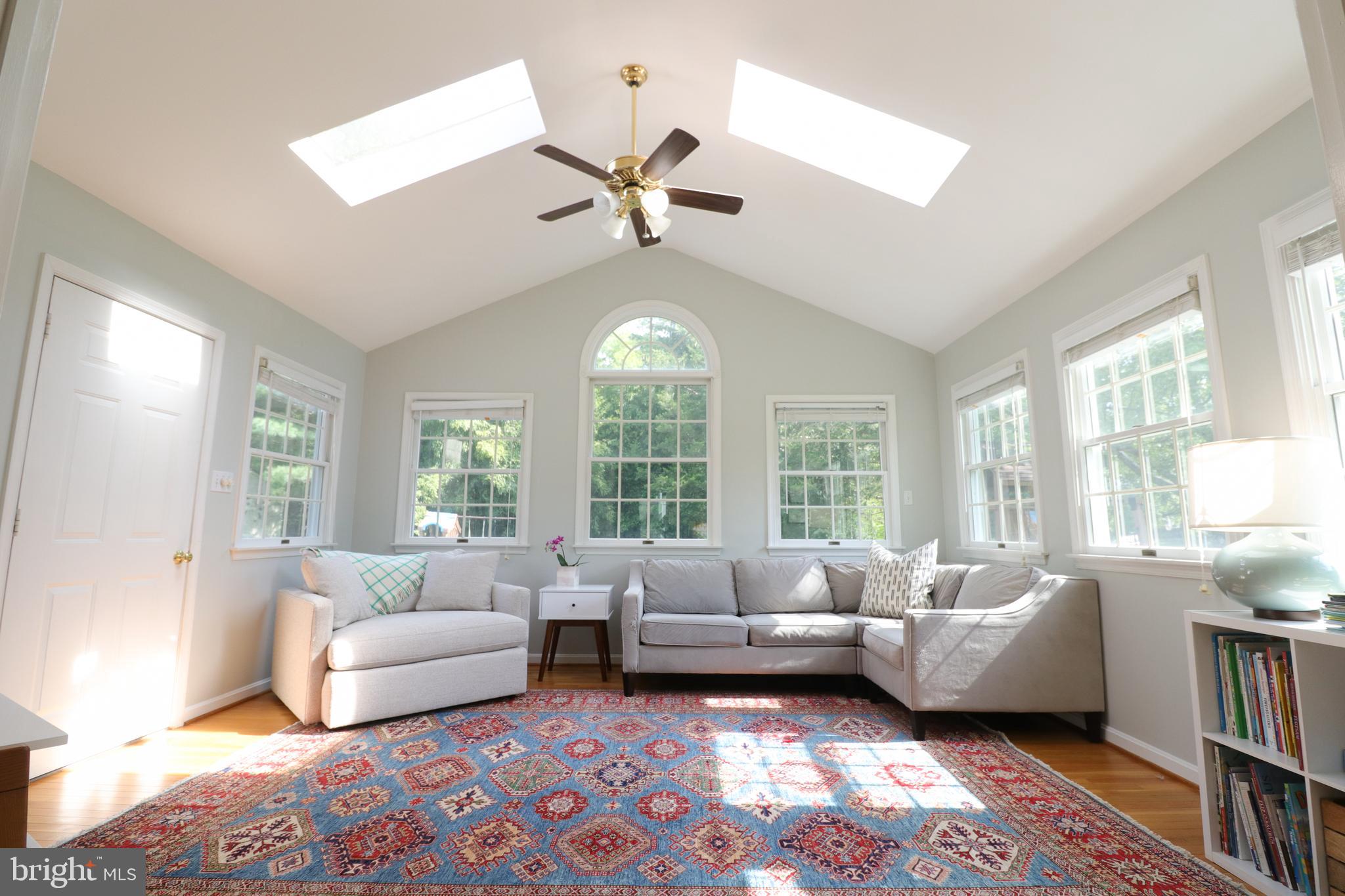 9320 Winbourne Road Burke, VA 22015 - Photo 17 of 55 Living area addition with cathedral ceiling.
