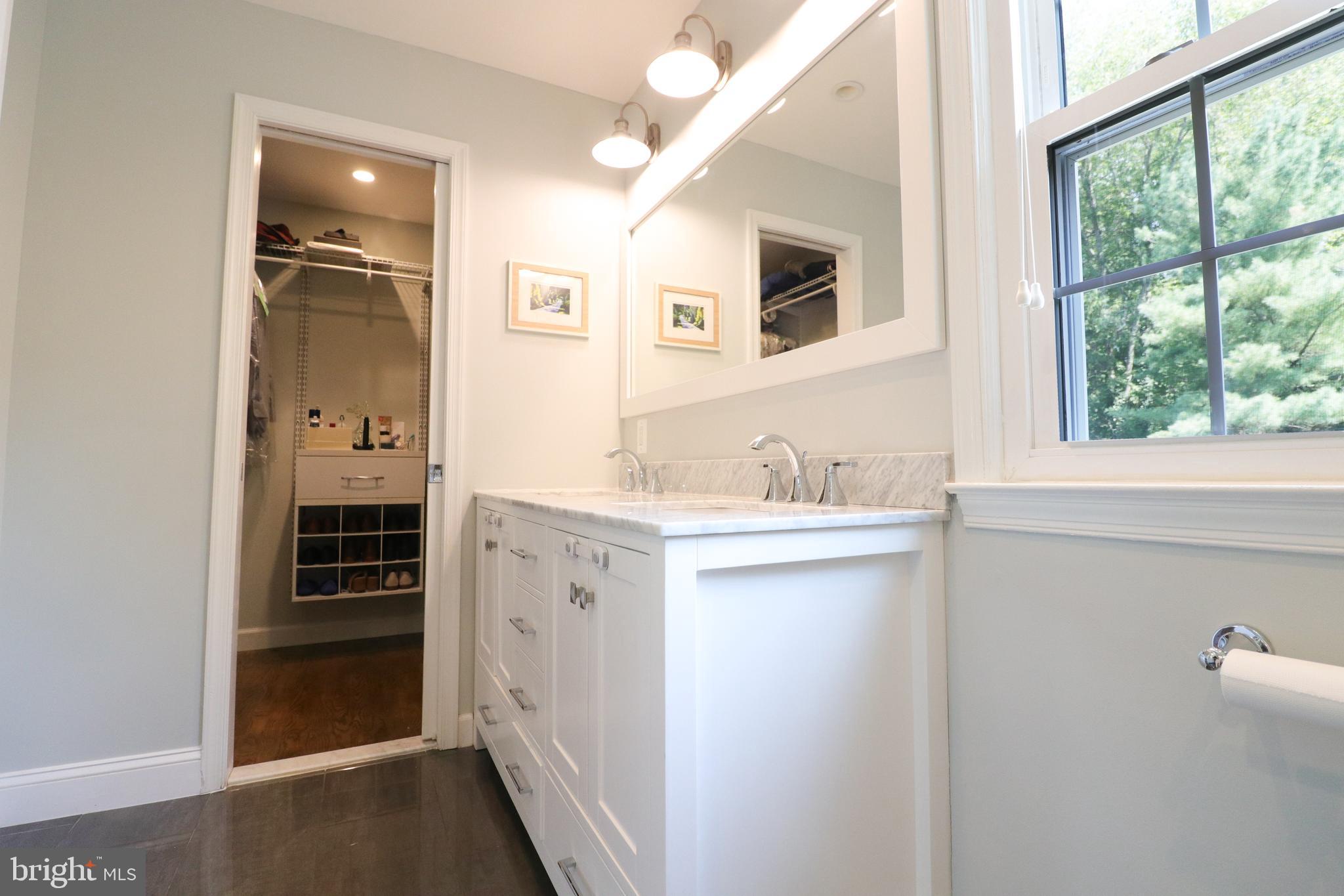 9320 Winbourne Road Burke, VA 22015 - Photo 30 of 55 Dual sink vanity - updated countertops and fixture