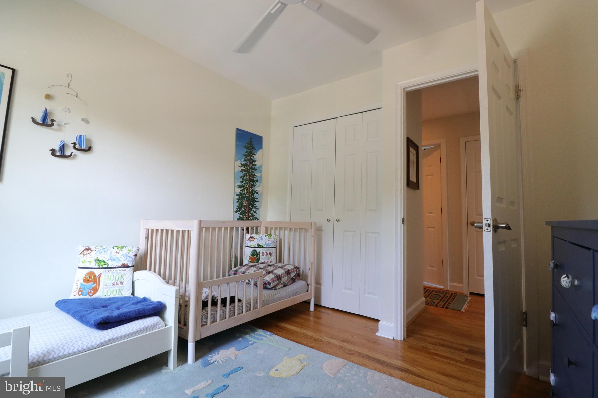 9320 Winbourne Road Burke, VA 22015 - Photo 33 of 55 Bedroom #1 - Hardwoods and ceiling fan - 9'x10'