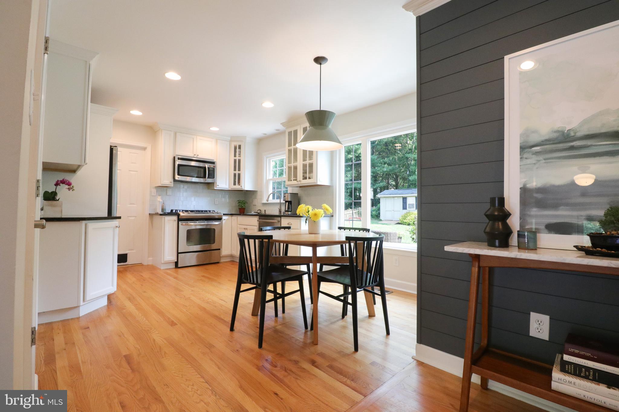 9320 Winbourne Road Burke, VA 22015 - Photo 8 of 55 Main level open to the kitchen/breakfast area.
