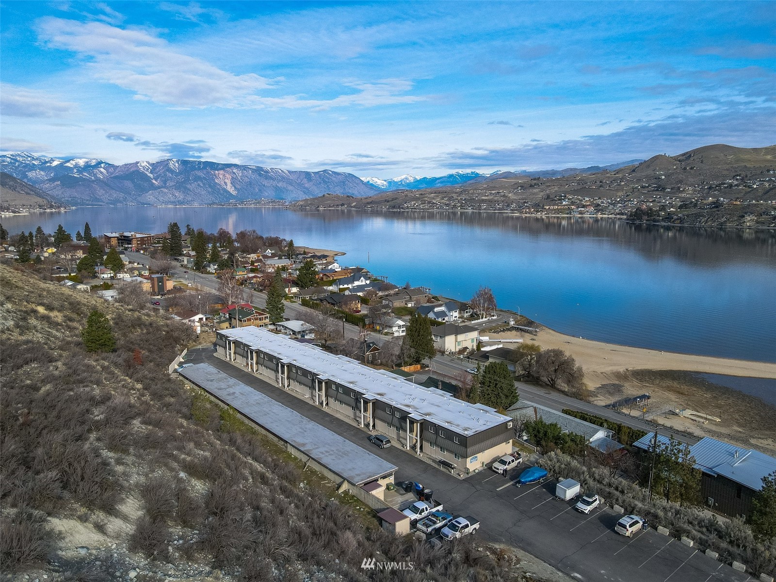 1902 West Prospect Street, Unit 112 Chelan, WA 98816 - Photo 36 of 40 an aerial view of a house