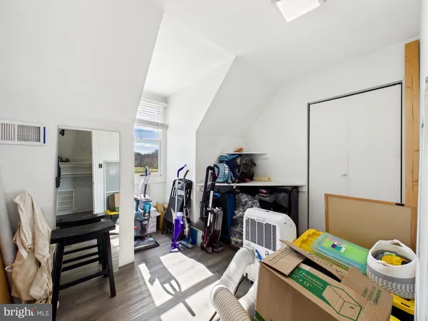 a view of a yard with swimming pool