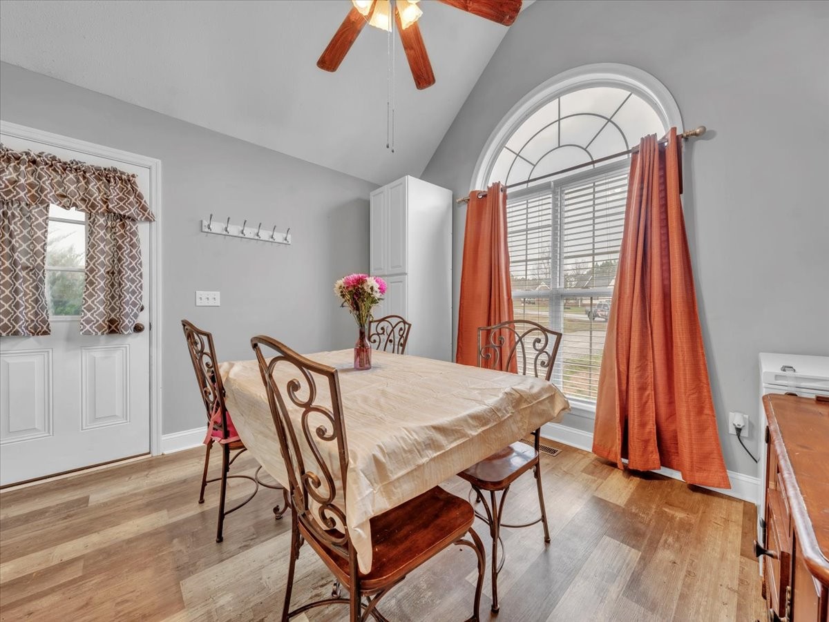 9 Merideth Lynn Road Fayetteville, TN 37334 - Photo 15 of 31 a view of a dining room with furniture and wooden floor