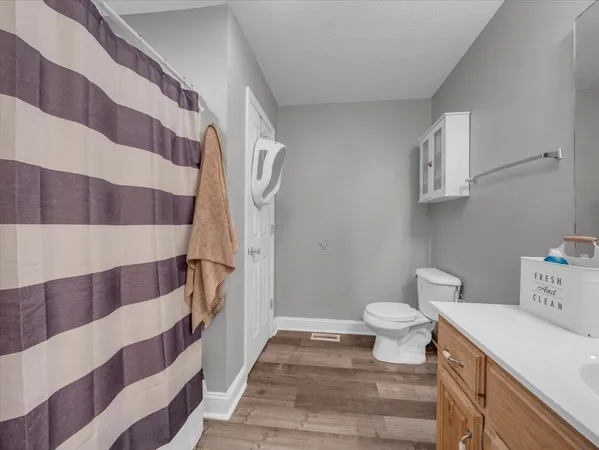 a bathroom with a sink and toilet