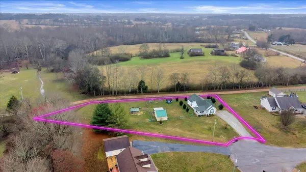 a view of outdoor space and swimming pool
