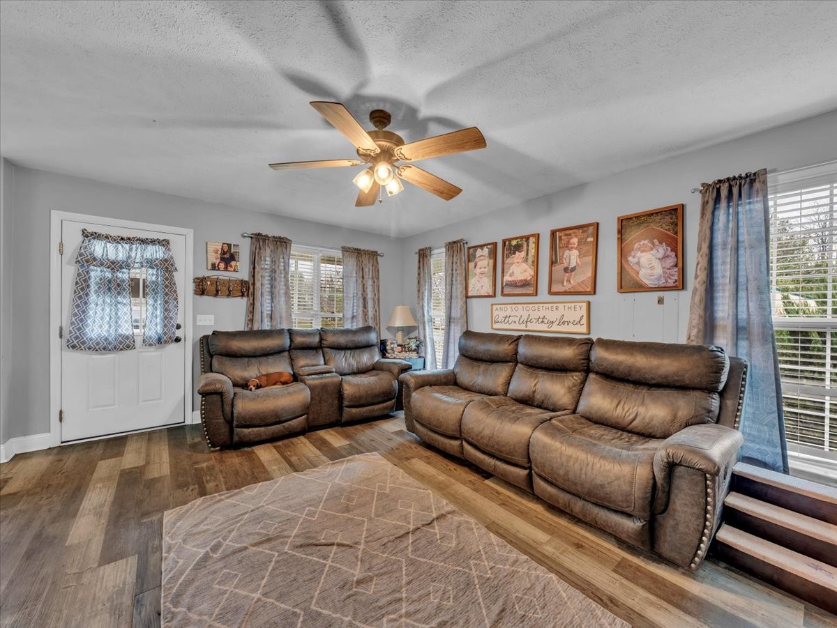 9 Merideth Lynn Road Fayetteville, TN 37334 - Photo 9 of 31 a living room with furniture a ceiling fan and a window