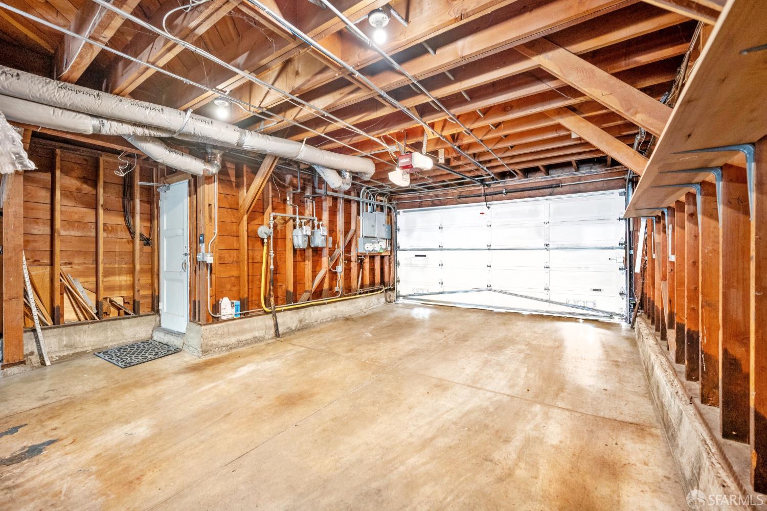 639 14th Street San Francisco, CA 94114 - Photo 36 of 54 a view of a room with wooden walls
