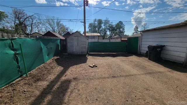 a view of backyard with outdoor space