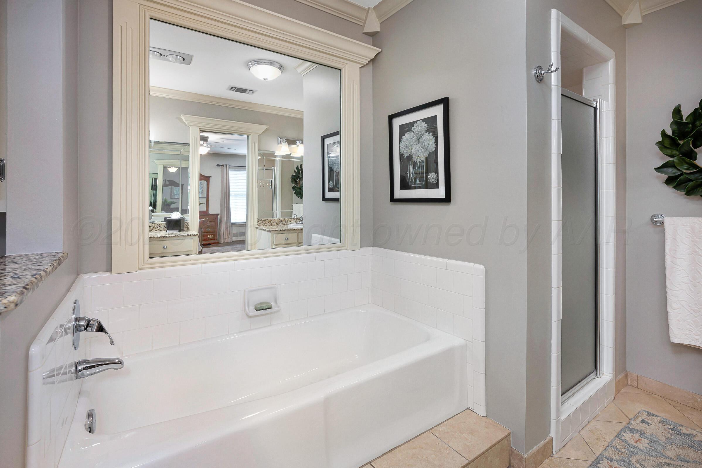 3701 South Virginia Street Amarillo, TX 79109 - Photo 22 of 43 22-Primary Bath and Shower