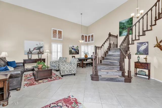 a view of a house with swimming pool