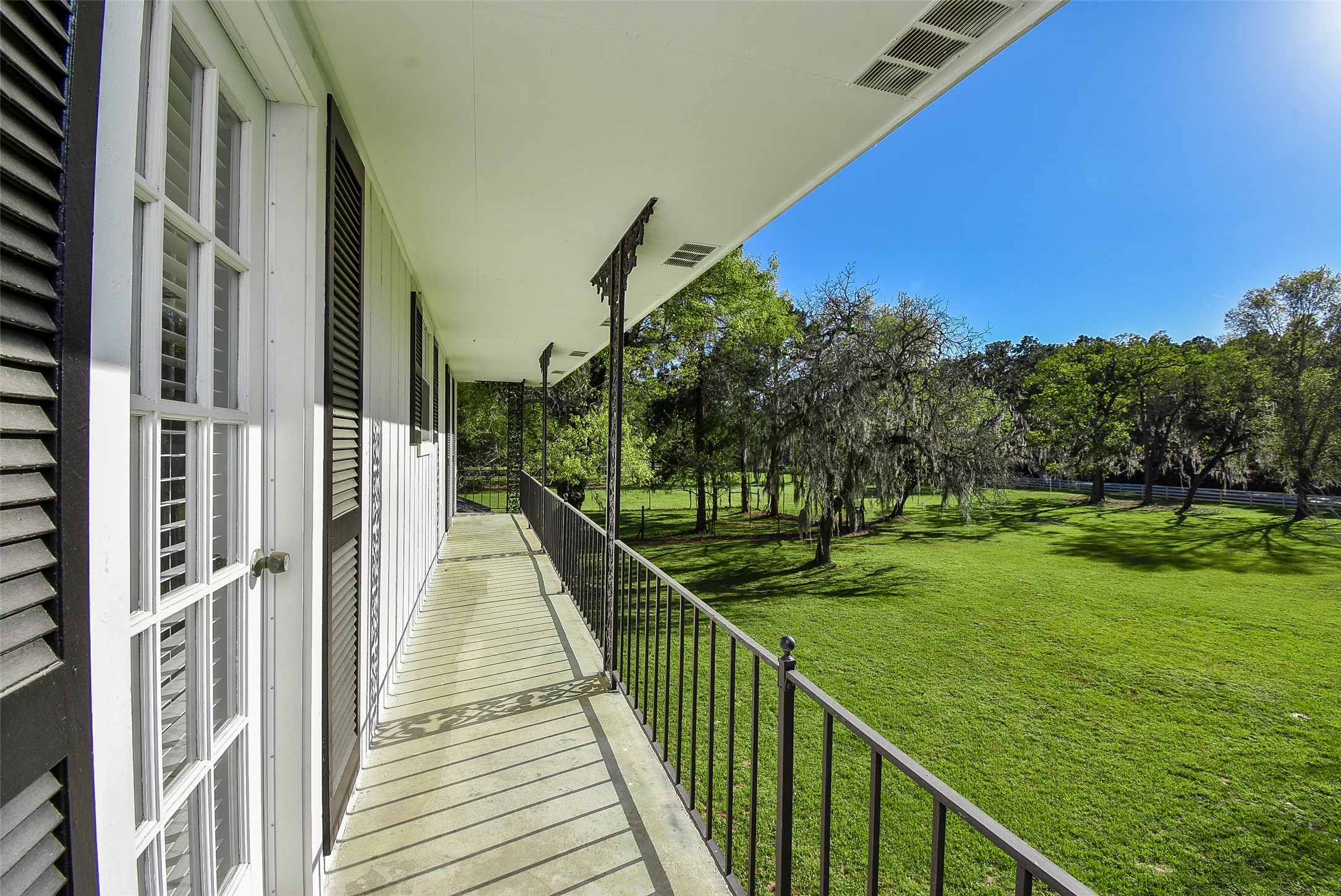 24640 Macedonia Road Hockley, TX 77447 - Photo 25 of 46 Balcony Overlooking Front Acreage