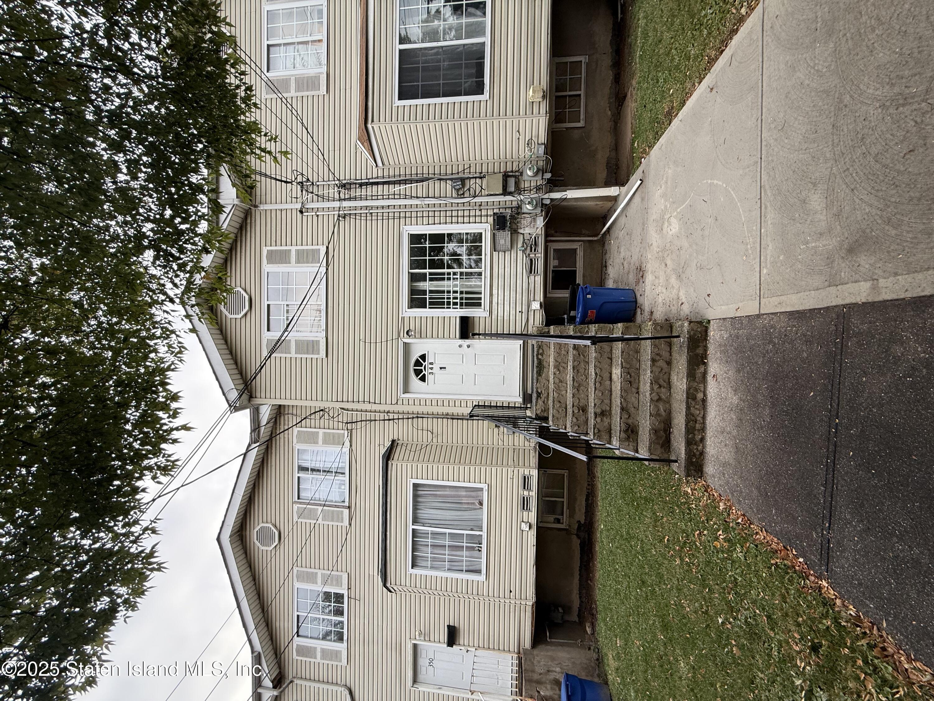 a view of a house with a outdoor space