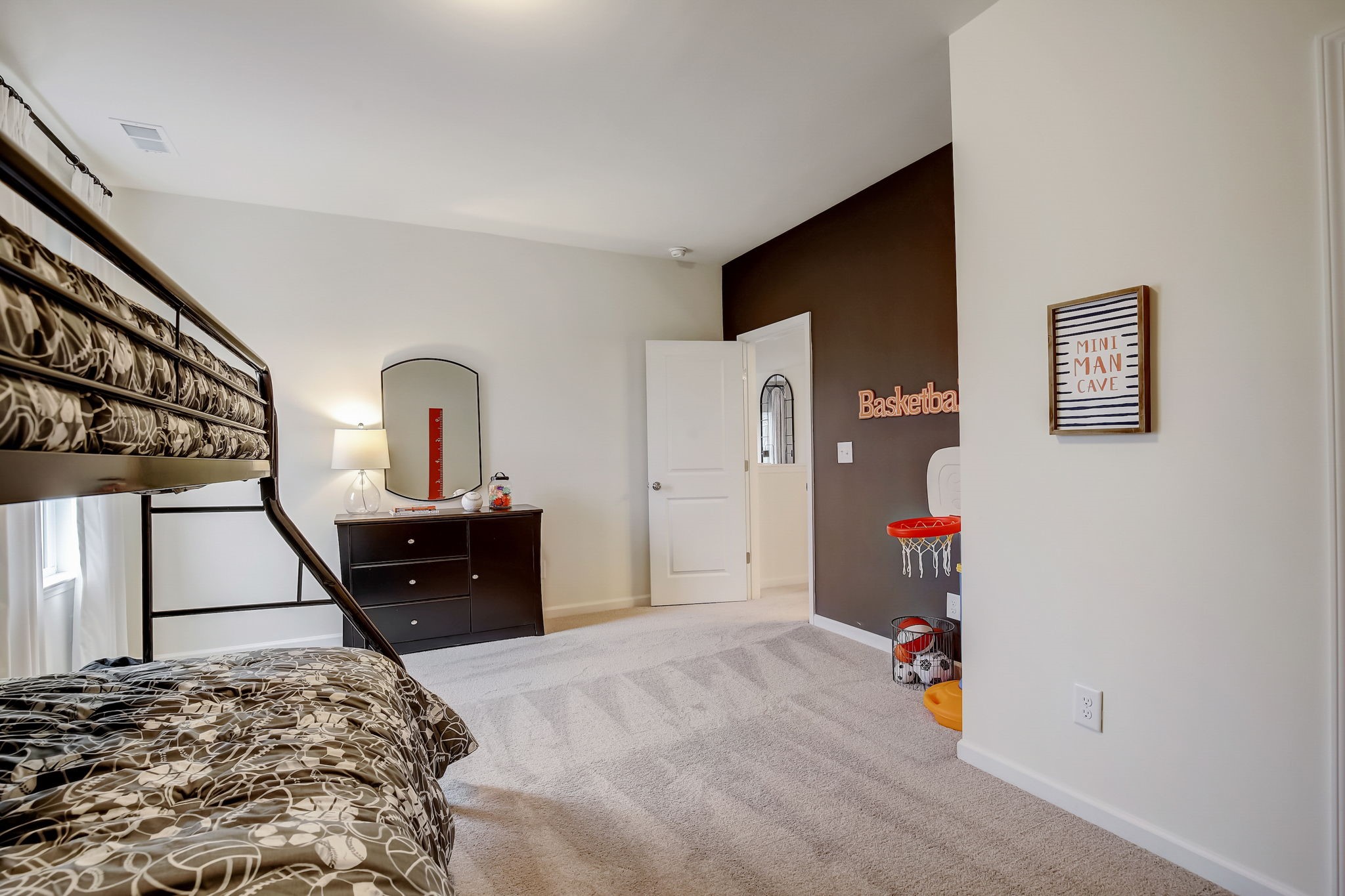 8139 Red Shiner Way Fulshear, TX 77441 - Photo 14 of 18 The Palmer- Bedroom 3. The sample image is a staged model, to be used for illustrative purposes only. Upgrades, options, and colors will vary.